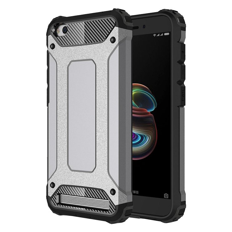 Pokrowiec Hybrid Armor pancerny srebrny Xiaomi Redmi 5A