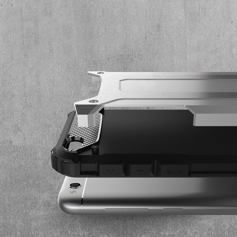 Pokrowiec Hybrid Armor pancerny srebrny Xiaomi Redmi 5A / 3