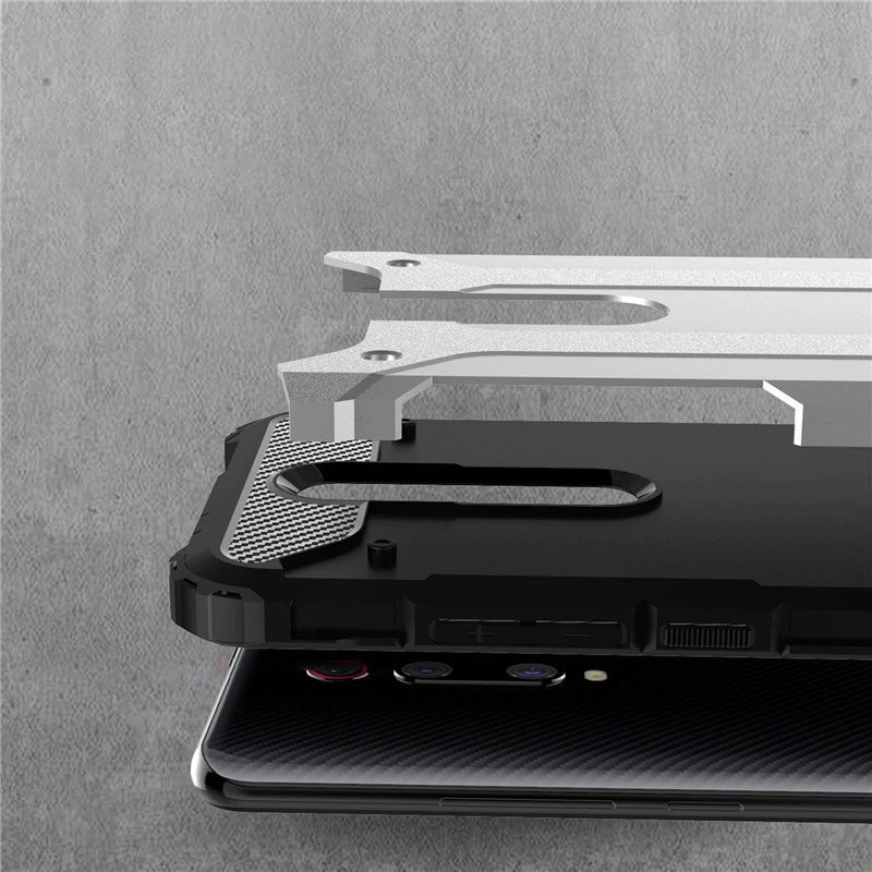 Pokrowiec Hybrid Armor pancerny srebrny Xiaomi Redmi 8A / 2