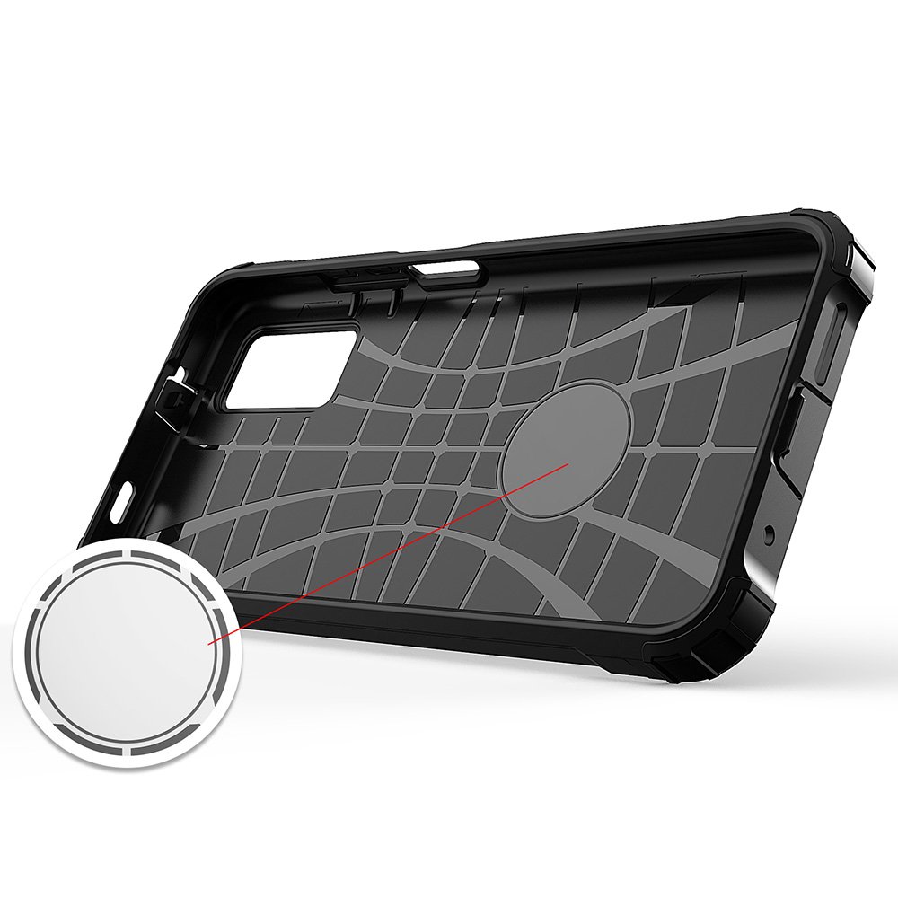 Pokrowiec Hybrid Armor pancerny srebrny Xiaomi Redmi 9T / 4