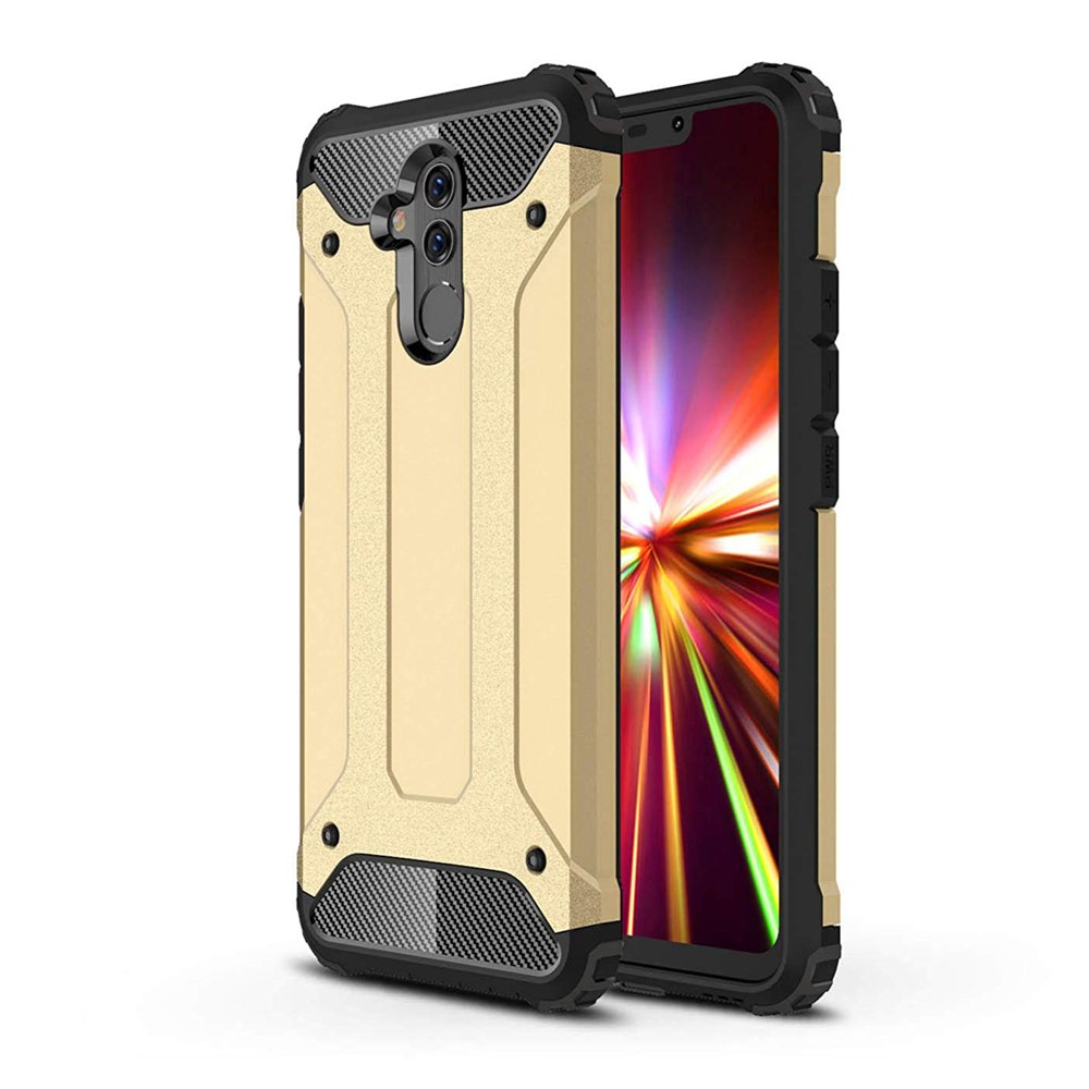 Pokrowiec Hybrid Armor pancerny z�oty Huawei Mate 20 Lite