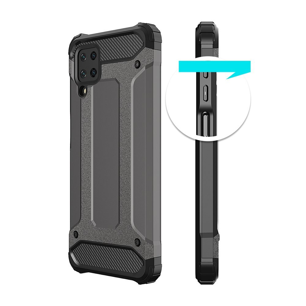 Pokrowiec Hybrid Armor pancerny z�oty Samsung Galaxy A12 / 5