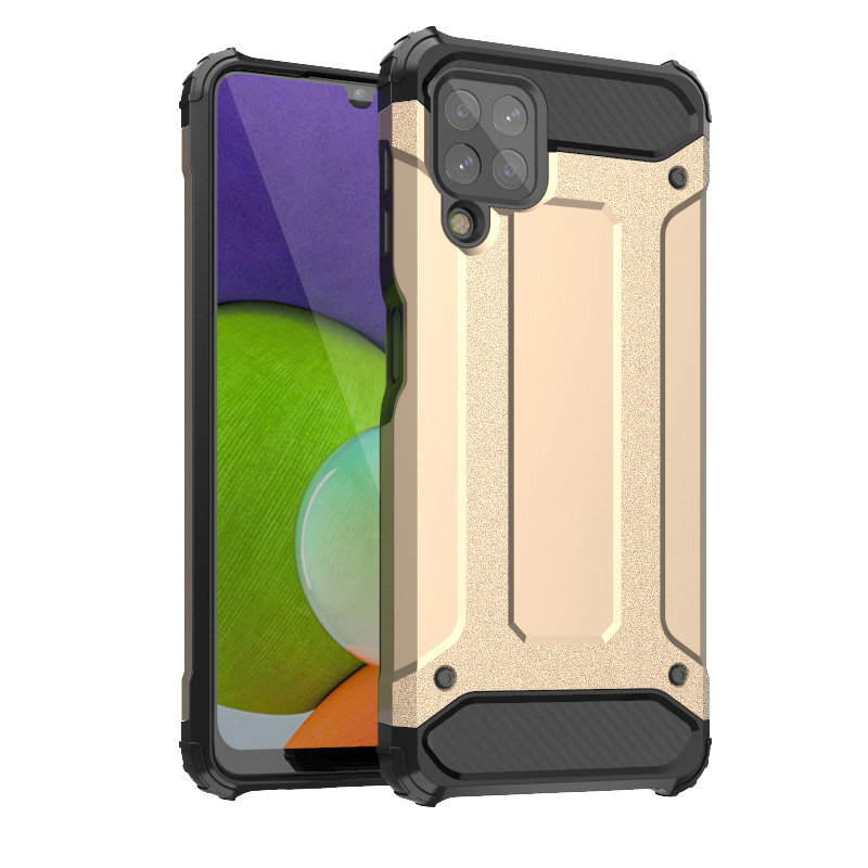 Pokrowiec Hybrid Armor pancerny z�oty Samsung A22 4G