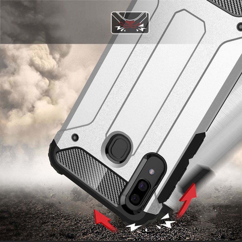 Pokrowiec Hybrid Armor pancerny z�oty Samsung Galaxy A30 / 2