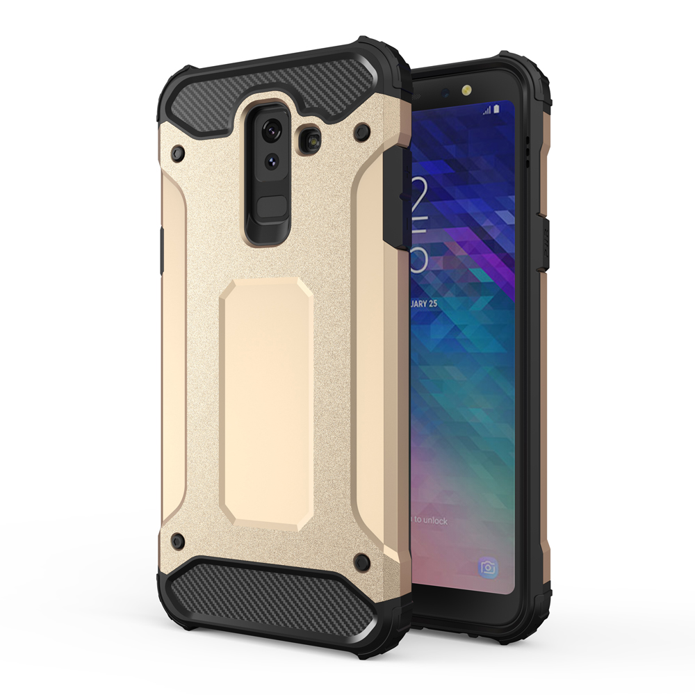 Pokrowiec Hybrid Armor pancerny z�oty Samsung Galaxy A6 Plus (2018)