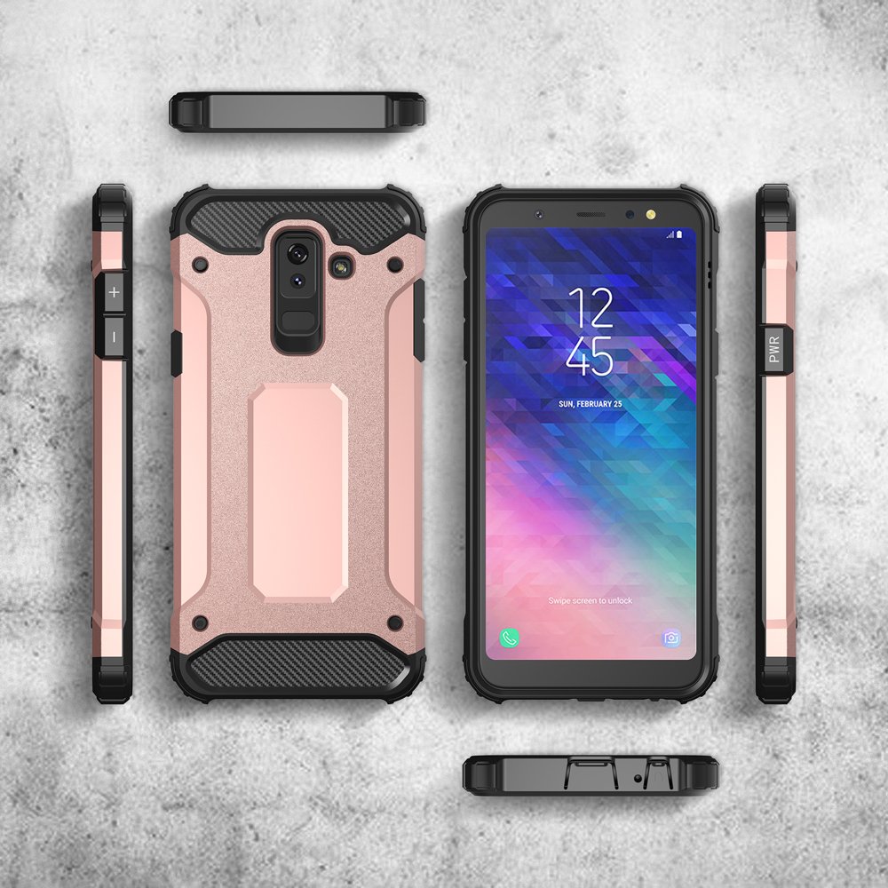 Pokrowiec Hybrid Armor pancerny z�oty Samsung Galaxy A6 Plus (2018) / 6