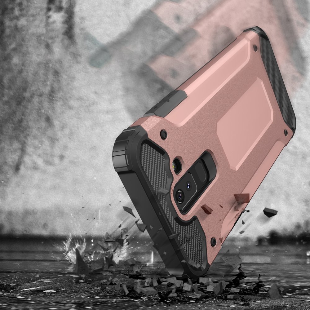 Pokrowiec Hybrid Armor pancerny z�oty Samsung Galaxy A6 Plus (2018) / 7