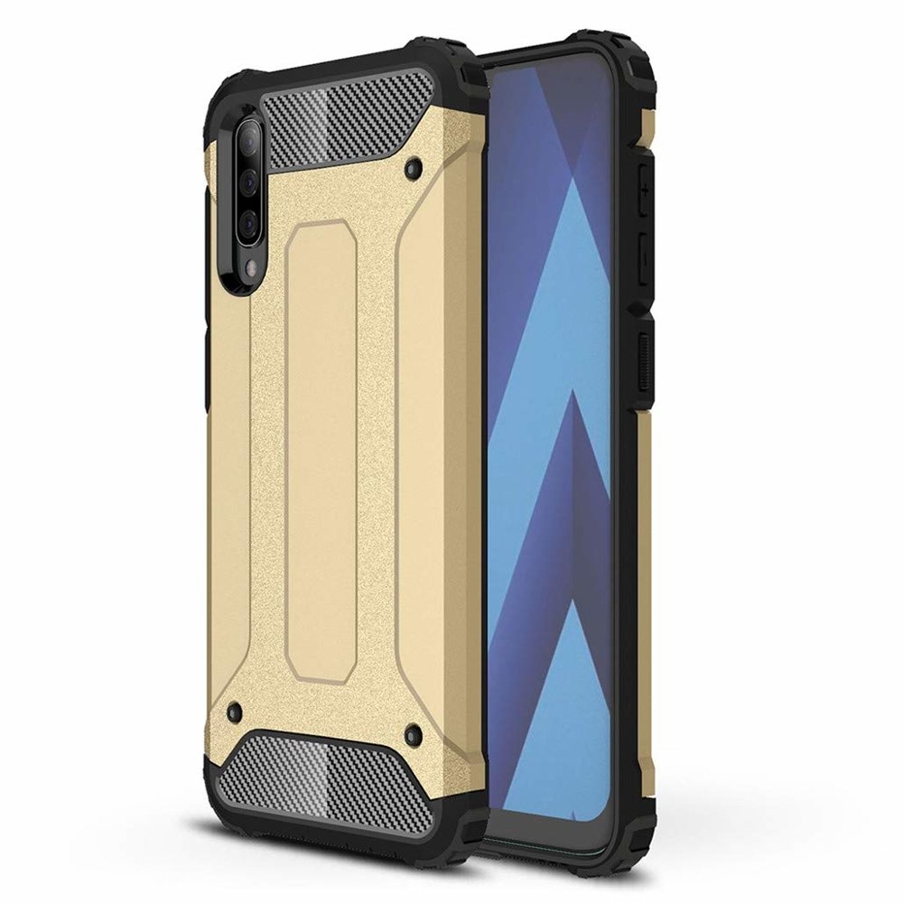 Pokrowiec Hybrid Armor pancerny z�oty Samsung Galaxy A70