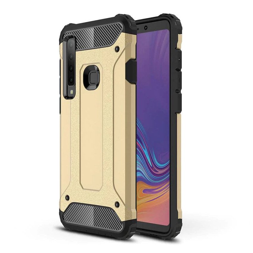 Pokrowiec Hybrid Armor pancerny z�oty Samsung Galaxy A9 (2018)