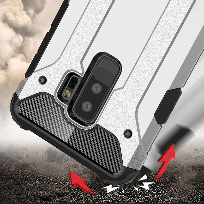 Pokrowiec Hybrid Armor pancerny z�oty Samsung Galaxy S9 Plus / 2