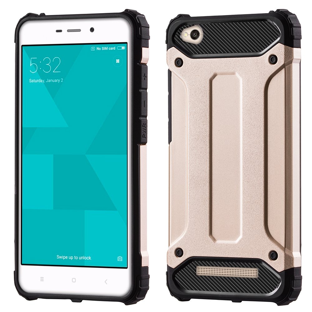 Pokrowiec Hybrid Armor pancerny z�oty Xiaomi Redmi 4A