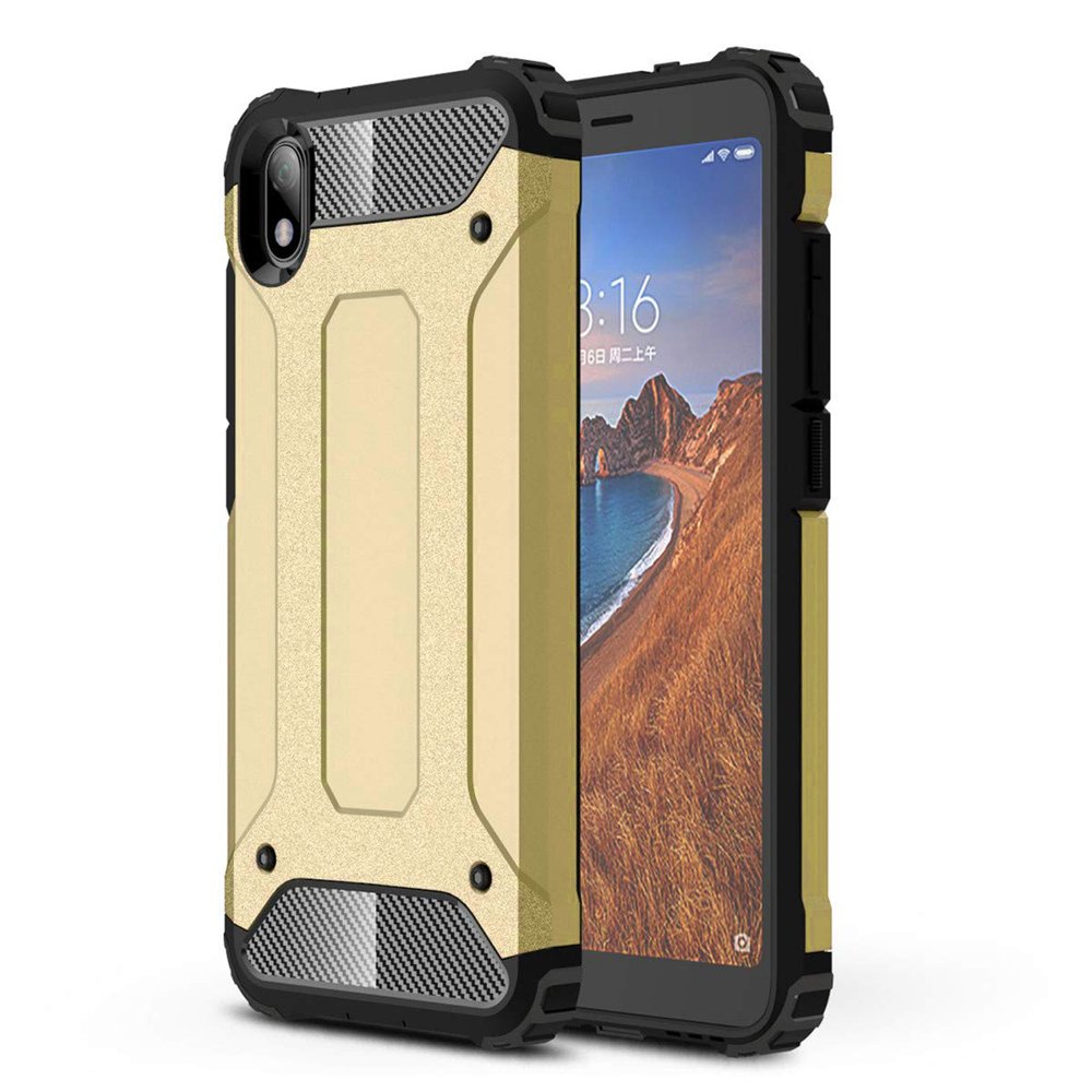 Pokrowiec Hybrid Armor pancerny z�oty Xiaomi Redmi 7A