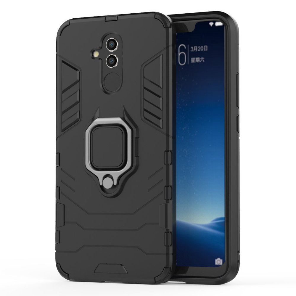 Pokrowiec hybrydowy Ring Armor pancerny czarny Huawei Mate 20 Lite / 9