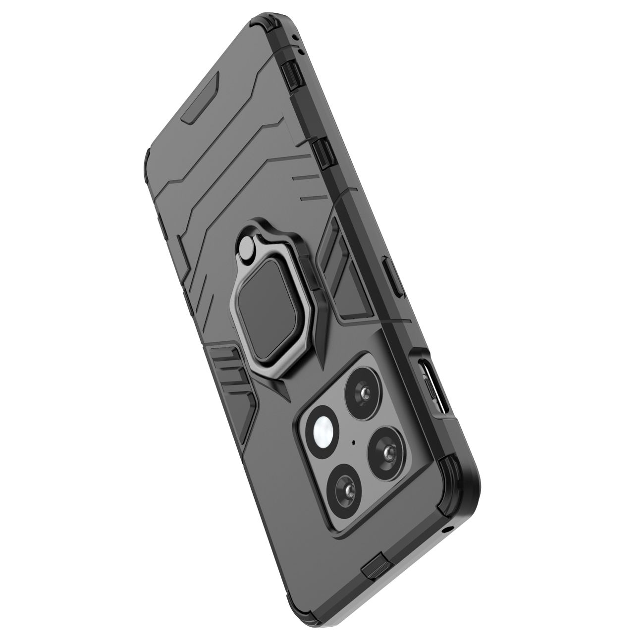 Pokrowiec hybrydowy Ring Armor pancerny czarny OnePlus 10 Pro / 8