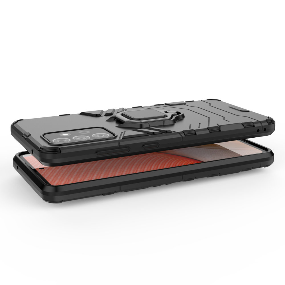 Pokrowiec hybrydowy Ring Armor pancerny czarny Samsung A72 4G / 3