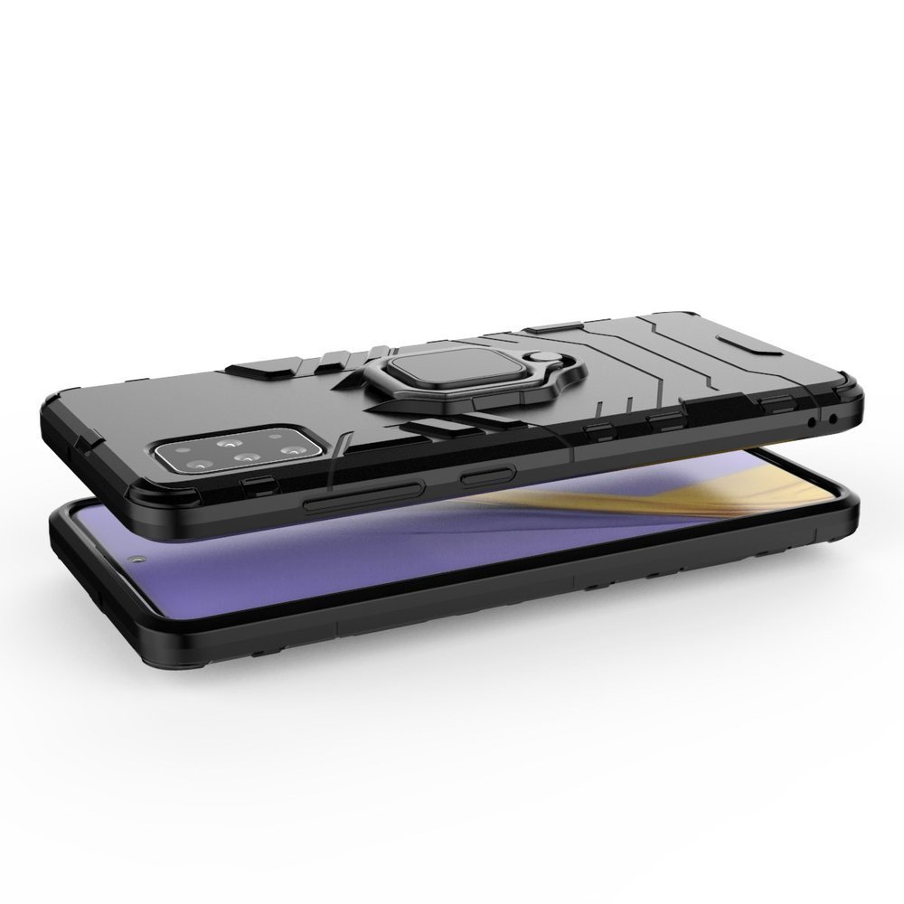 Pokrowiec hybrydowy Ring Armor pancerny czarny Samsung Galaxy A51 / 4 Pokrowiec hybrydowy Ring Armor pancerny czarny Samsung Galaxy A51 / 4