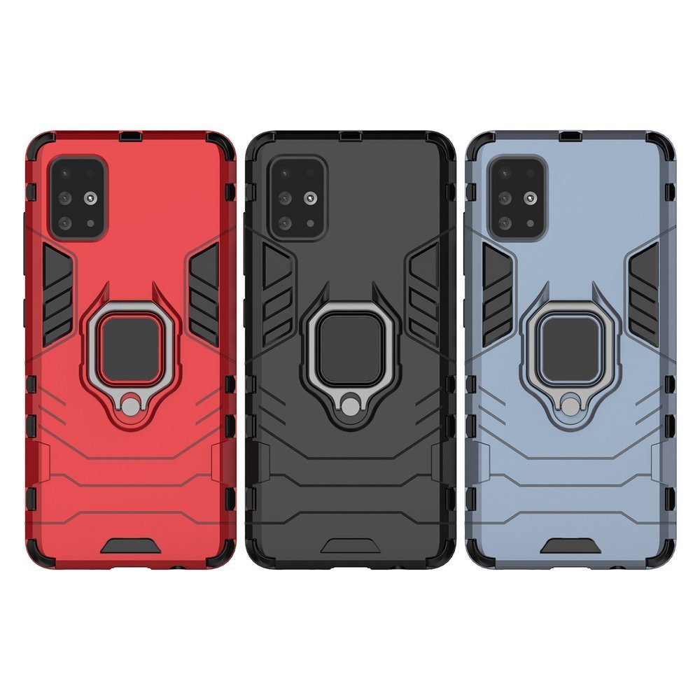 Pokrowiec hybrydowy Ring Armor pancerny czarny Samsung Galaxy A51 / 9 Pokrowiec hybrydowy Ring Armor pancerny czarny Samsung Galaxy A51 / 9