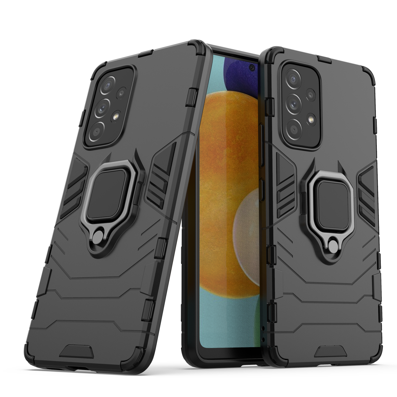 Pokrowiec hybrydowy Ring Armor pancerny czarny Samsung Galaxy A53 5G