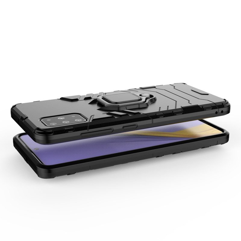 Pokrowiec hybrydowy Ring Armor pancerny czarny Samsung Galaxy A71 / 7