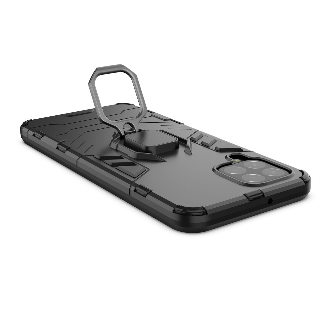 Pokrowiec hybrydowy Ring Armor pancerny czarny Samsung Galaxy M33 5G / 9 Pokrowiec hybrydowy Ring Armor pancerny czarny Samsung Galaxy M33 5G / 9