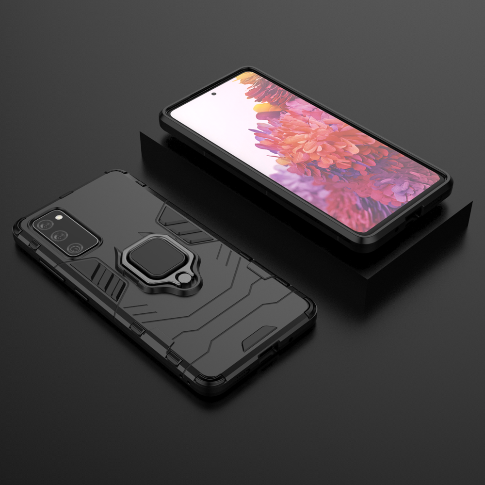 Pokrowiec hybrydowy Ring Armor pancerny czarny Samsung S20 LITE / 9