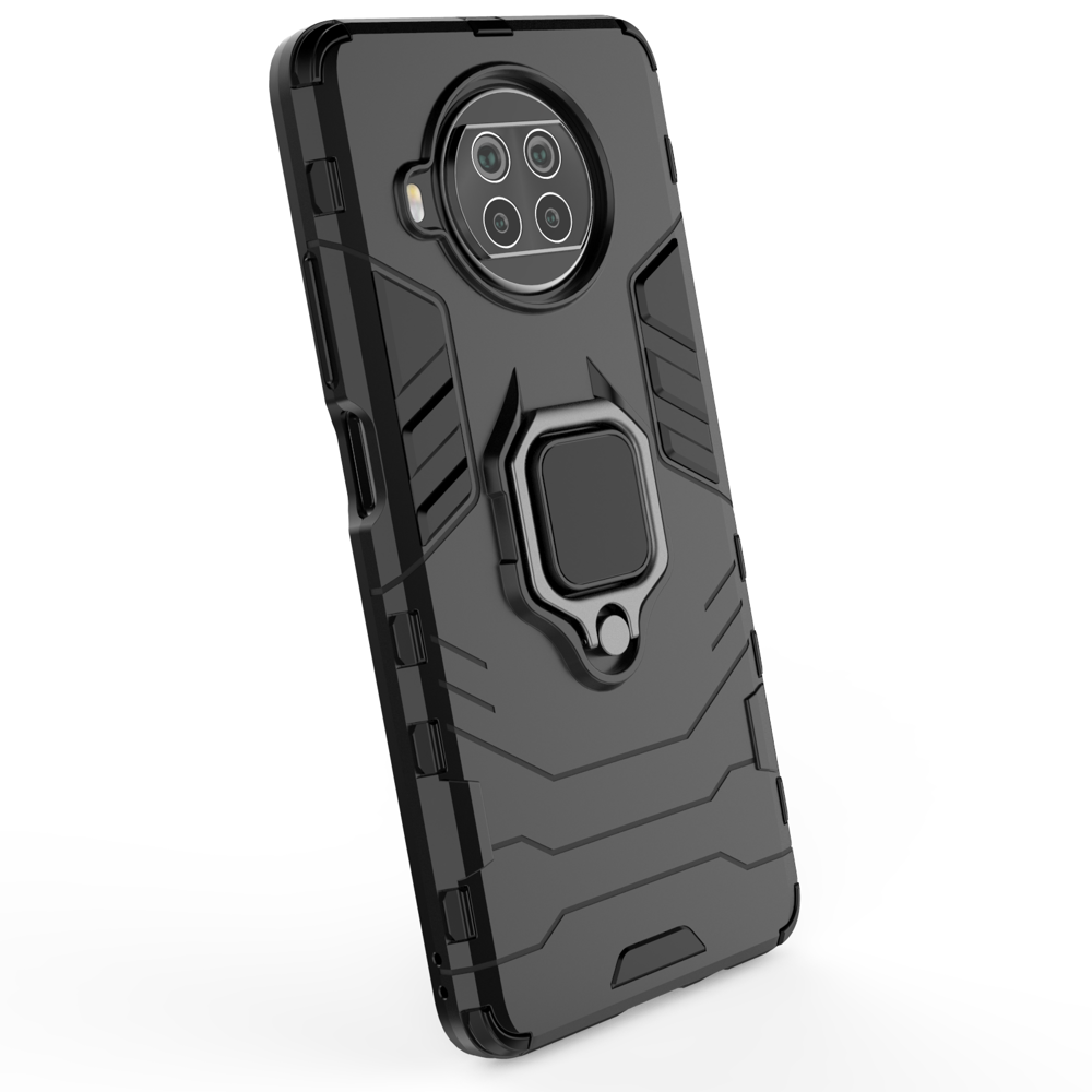 Pokrowiec hybrydowy Ring Armor pancerny czarny Xiaomi Mi 10T Lite / 5