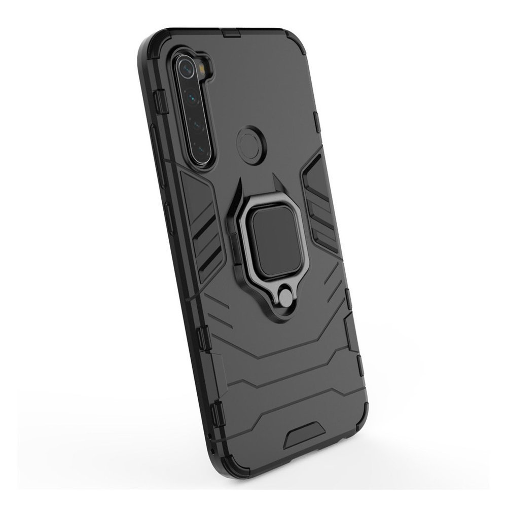 Pokrowiec hybrydowy Ring Armor pancerny czarny Xiaomi Redmi Note 8T / 2