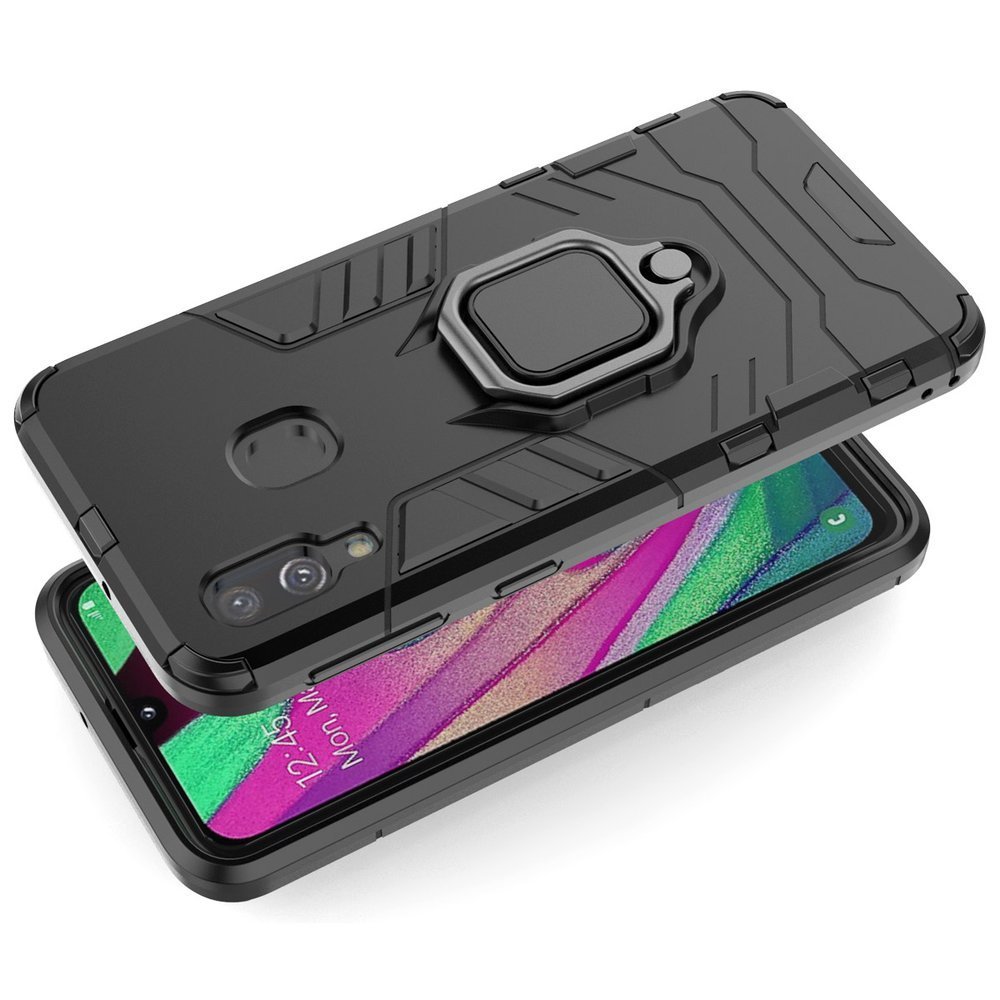 Pokrowiec hybrydowy Ring Armor pancerny czerwony Samsung Galaxy A40 / 4