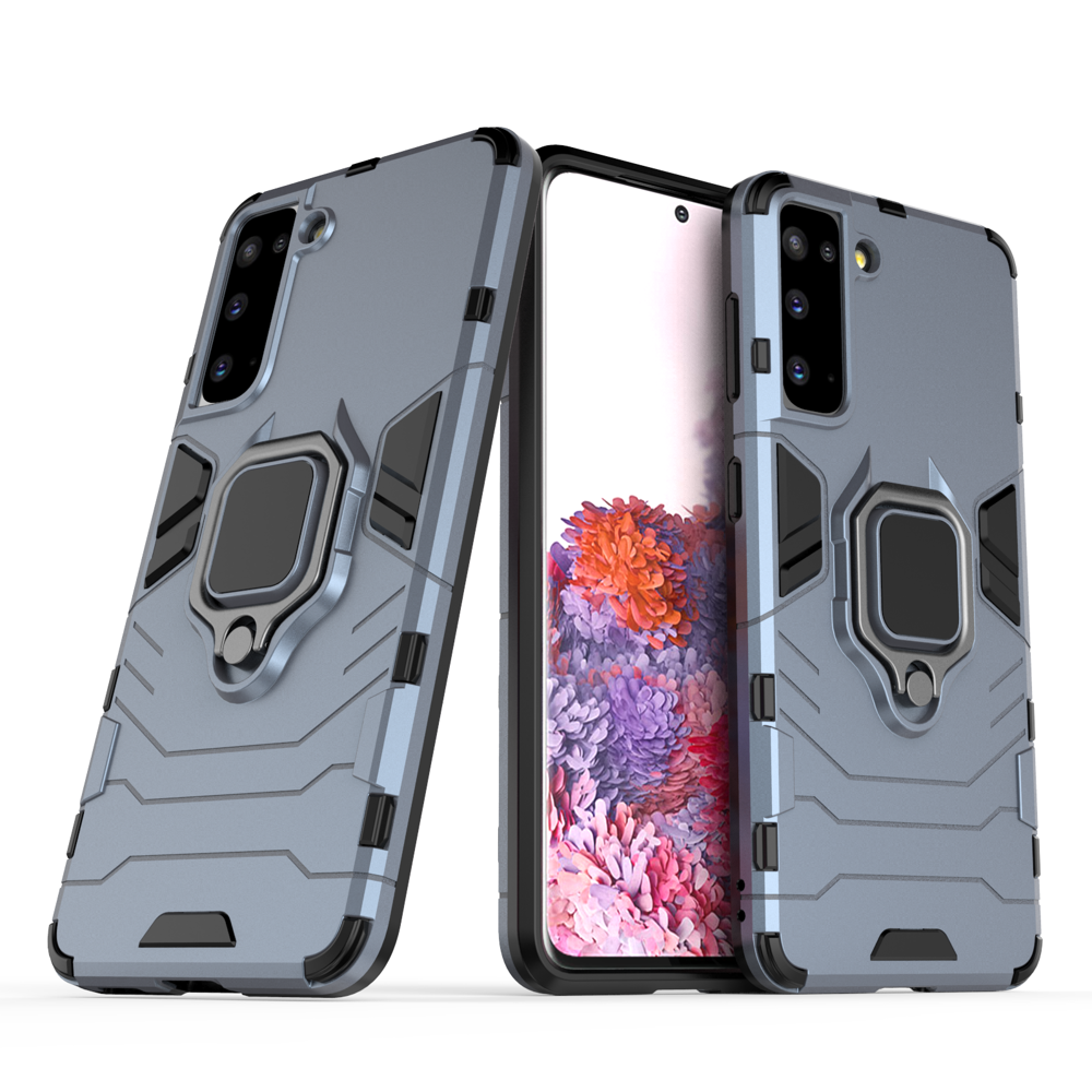 Pokrowiec hybrydowy Ring Armor pancerny niebieski Samsung Galaxy S21 5G / 2 Pokrowiec hybrydowy Ring Armor pancerny niebieski Samsung Galaxy S21 5G / 2