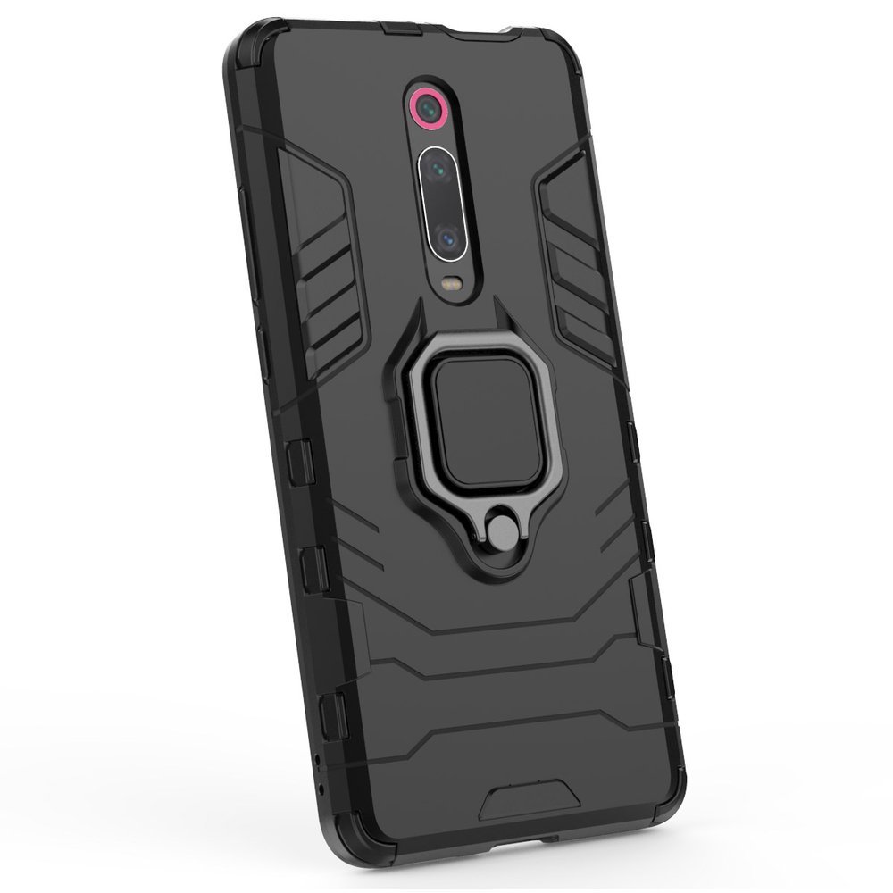 Pokrowiec hybrydowy Ring Armor pancerny niebieski Xiaomi Mi 9T / 5