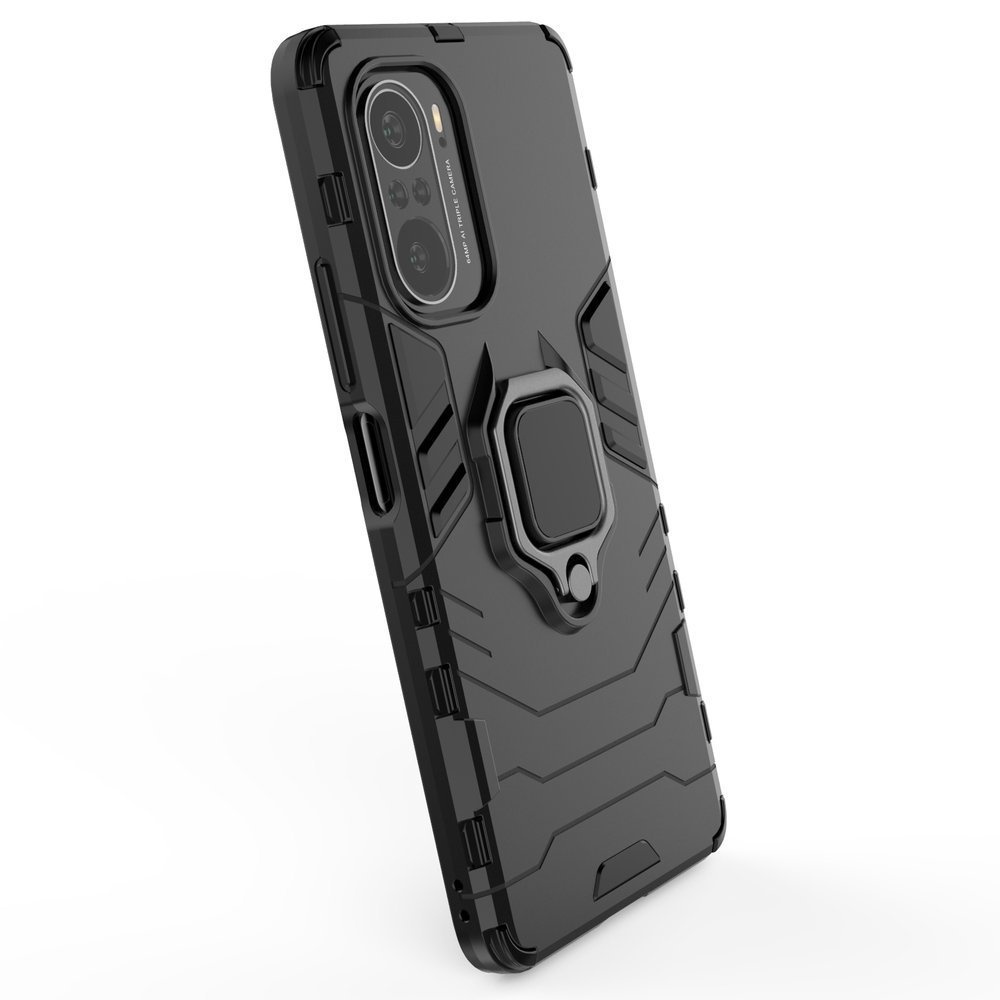 Pokrowiec hybrydowy Ring Armor pancerny niebieski Xiaomi Redmi K40 Pro Plus / 8 Pokrowiec hybrydowy Ring Armor pancerny niebieski Xiaomi Redmi K40 Pro Plus / 8