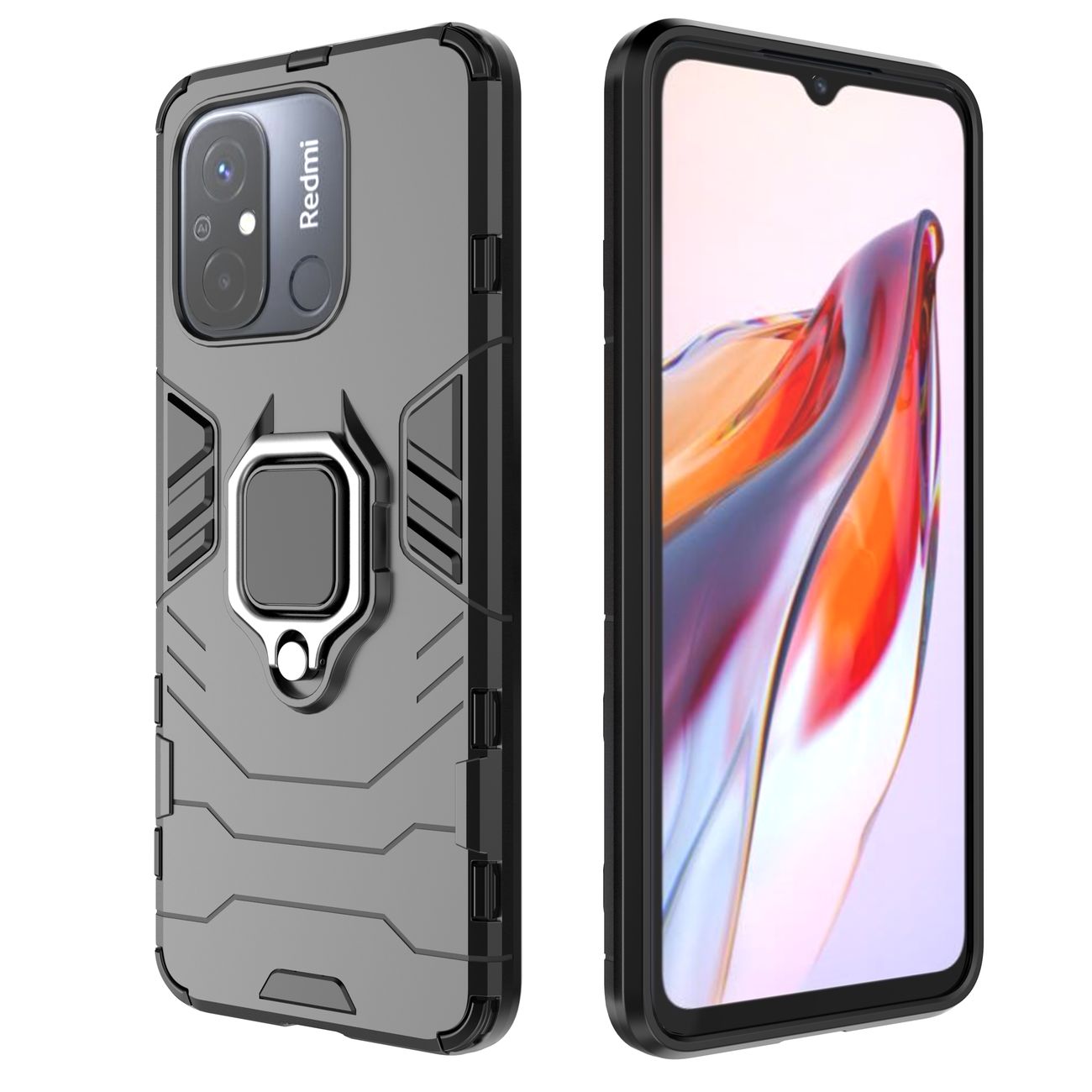 Pokrowiec hybrydowy Ring Armor pancerny Xiaomi Poco C55 / 12