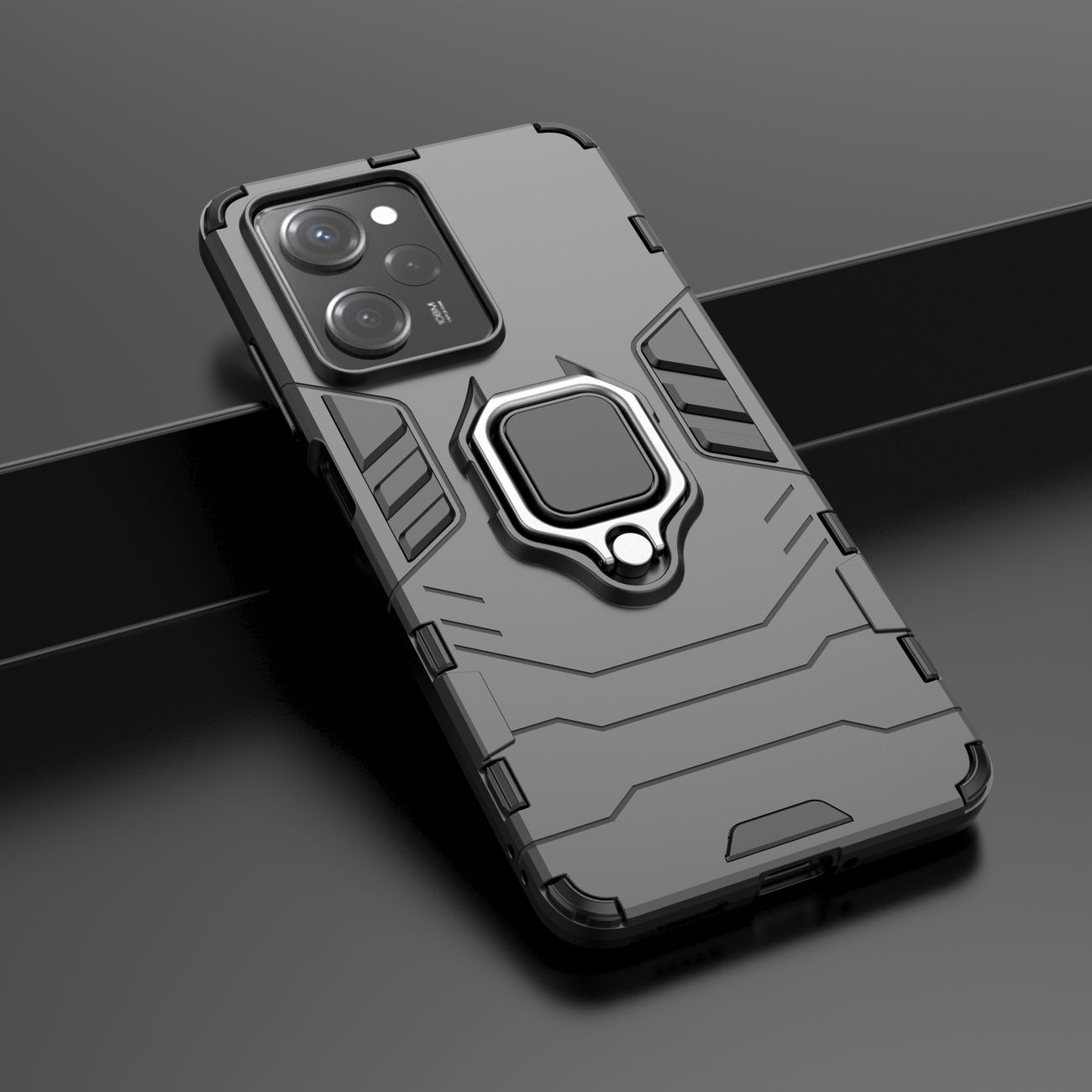 Pokrowiec hybrydowy Ring Armor pancerny Xiaomi Redmi Note 12 Pro / 5