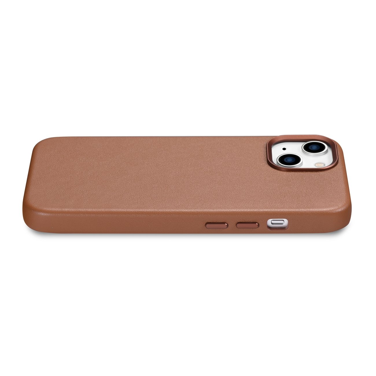 Pokrowiec iCarer Case Leather MagSafe brzowy Apple iPhone 14 / 10