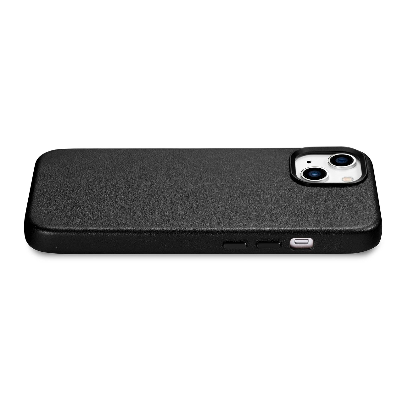 Pokrowiec iCarer Case Leather MagSafe czarny Apple iPhone 14 / 10