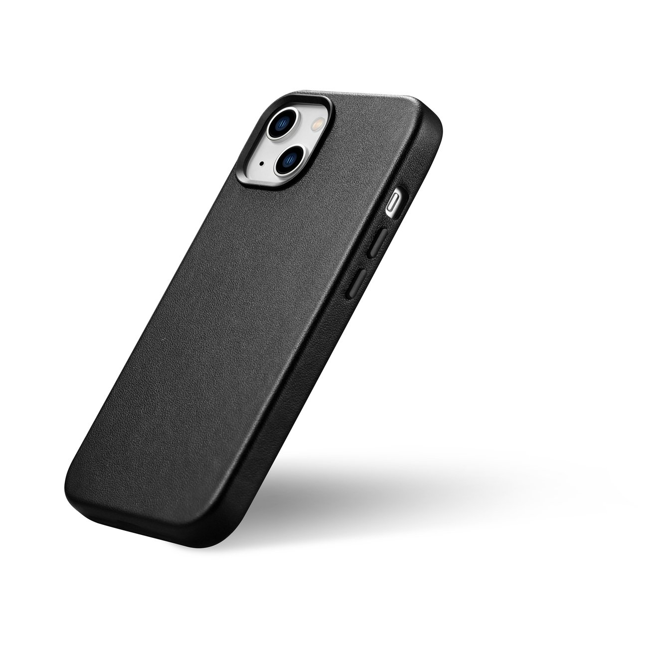 Pokrowiec iCarer Case Leather MagSafe czarny Apple iPhone 14 / 8