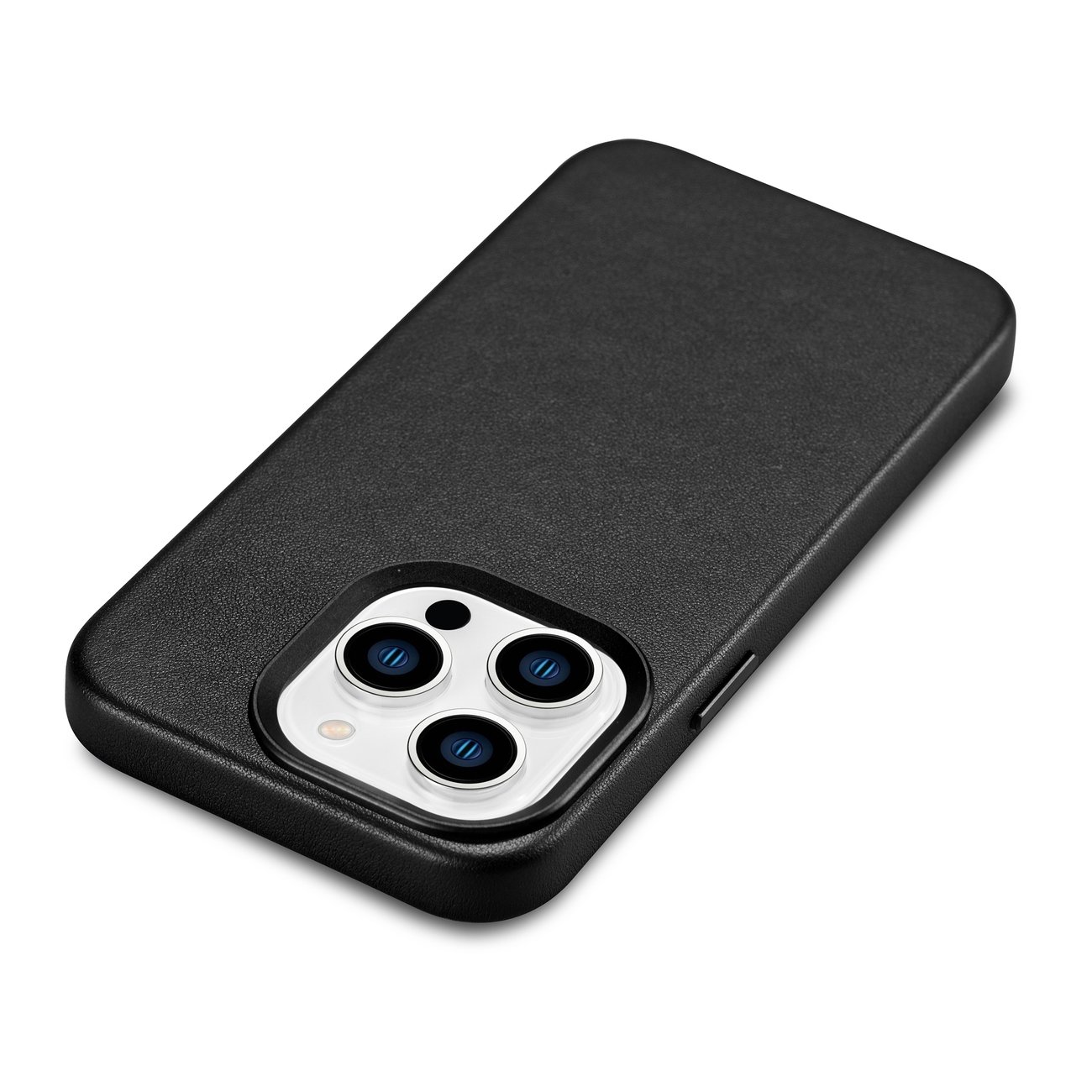 Pokrowiec iCarer Case Leather MagSafe czarny Apple iPhone 14 Pro / 11