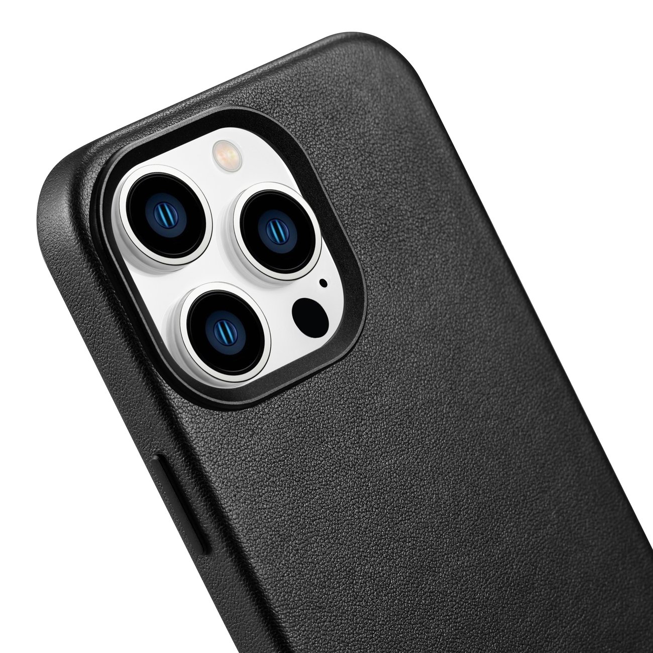 Pokrowiec iCarer Case Leather MagSafe czarny Apple iPhone 14 Pro / 9