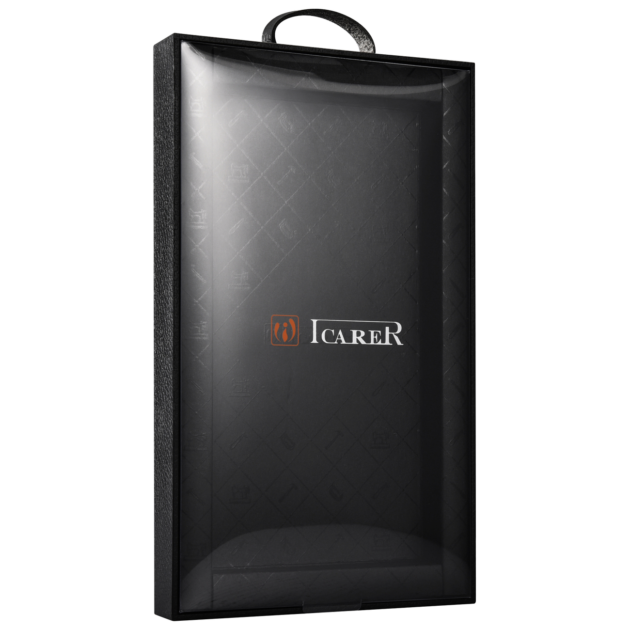 Pokrowiec iCarer Case Leather MagSafe czarny Apple iPhone X / 5