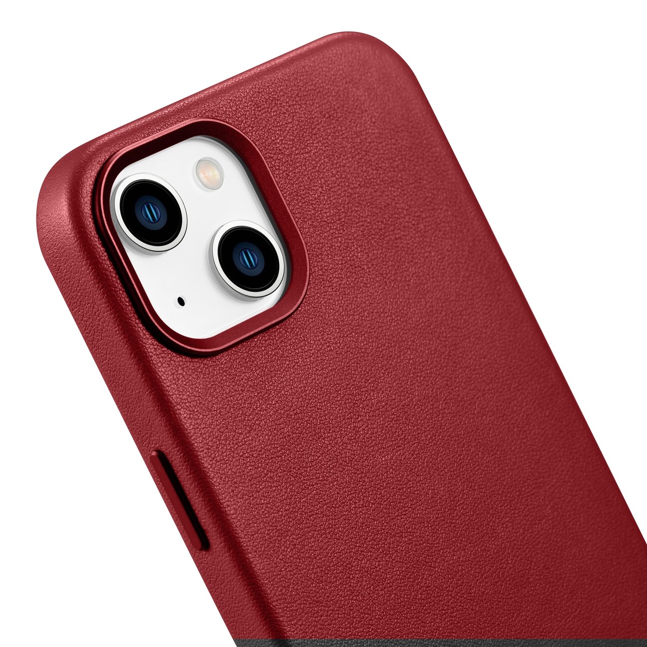 Pokrowiec iCarer Case Leather MagSafe czerwony Apple iPhone 14 / 10