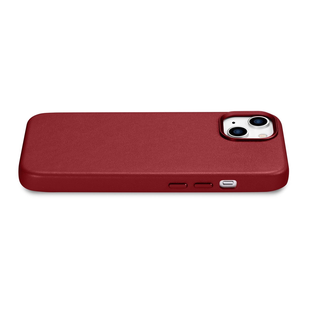 Pokrowiec iCarer Case Leather MagSafe czerwony Apple iPhone 14 / 9