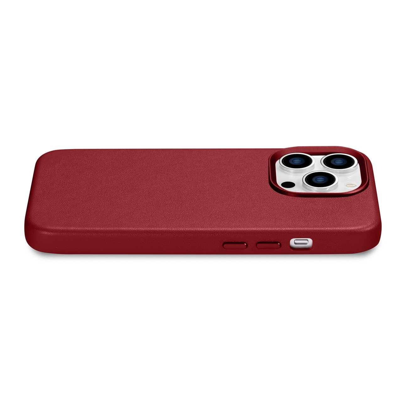 Pokrowiec iCarer Case Leather MagSafe czerwony Apple iPhone 14 Pro / 10