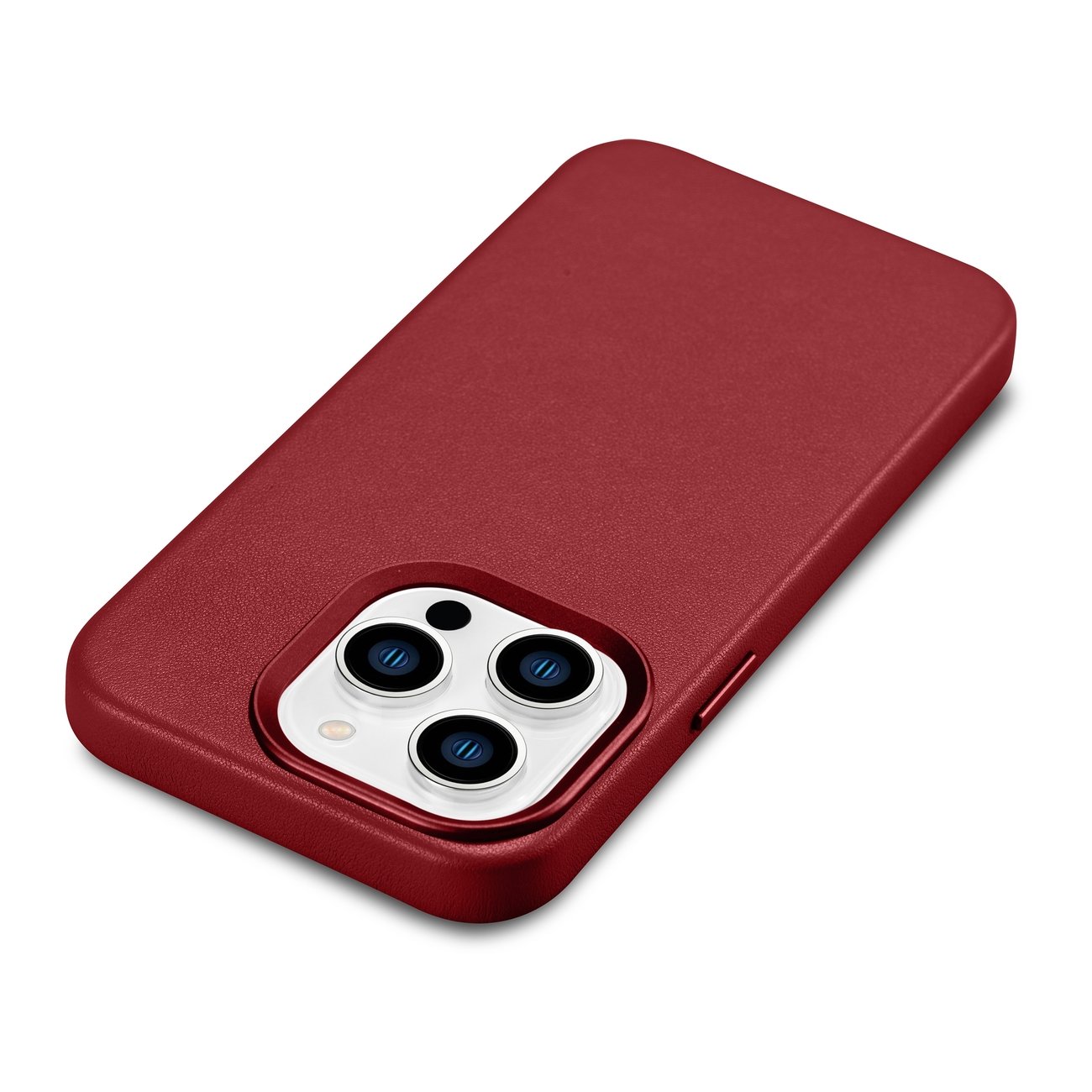 Pokrowiec iCarer Case Leather MagSafe czerwony Apple iPhone 14 Pro / 11