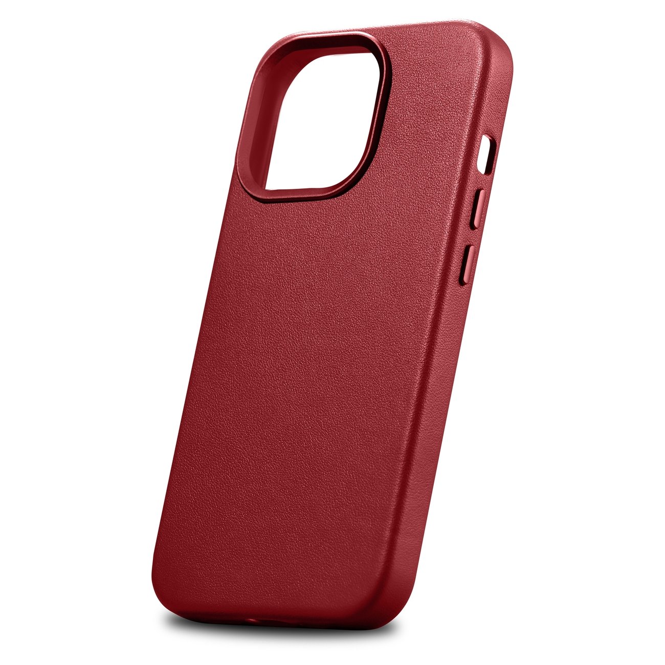 Pokrowiec iCarer Case Leather MagSafe czerwony Apple iPhone 14 Pro / 7