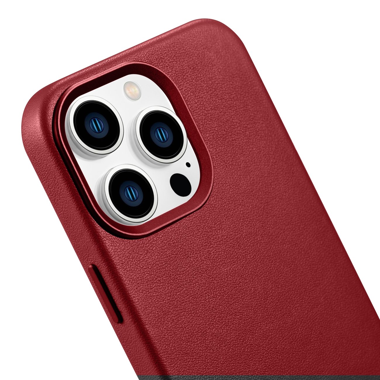 Pokrowiec iCarer Case Leather MagSafe czerwony Apple iPhone 14 Pro / 9