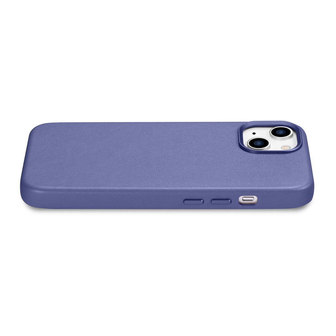 Pokrowiec iCarer Case Leather MagSafe jasnofioletowy Apple iPhone 14 / 10