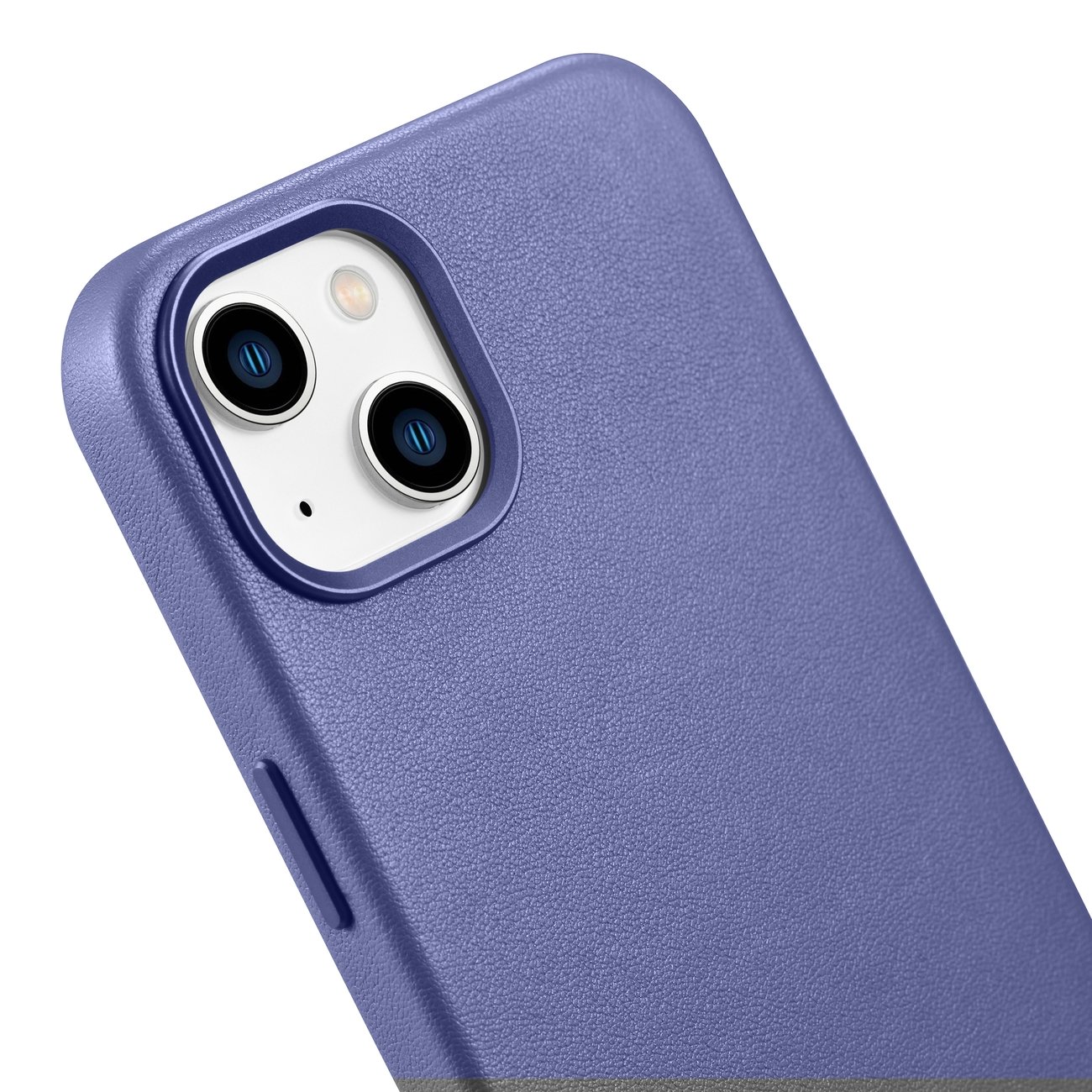Pokrowiec iCarer Case Leather MagSafe jasnofioletowy Apple iPhone 14 / 9