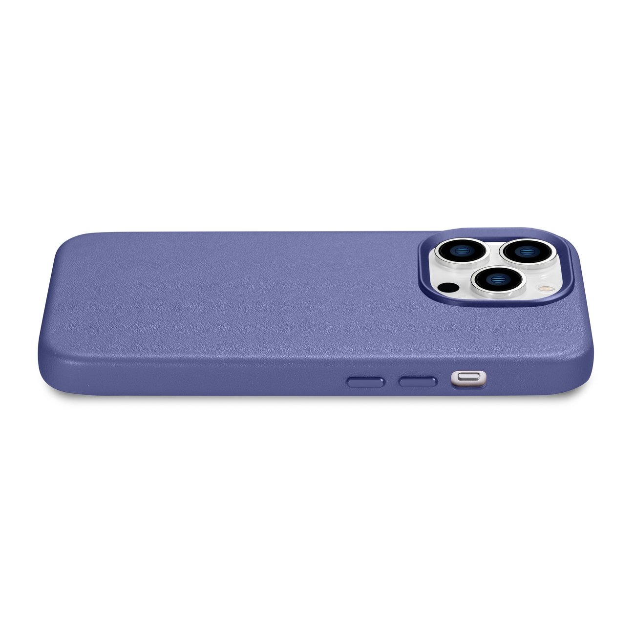 Pokrowiec iCarer Case Leather MagSafe jasnofioletowy Apple iPhone 14 Pro / 10
