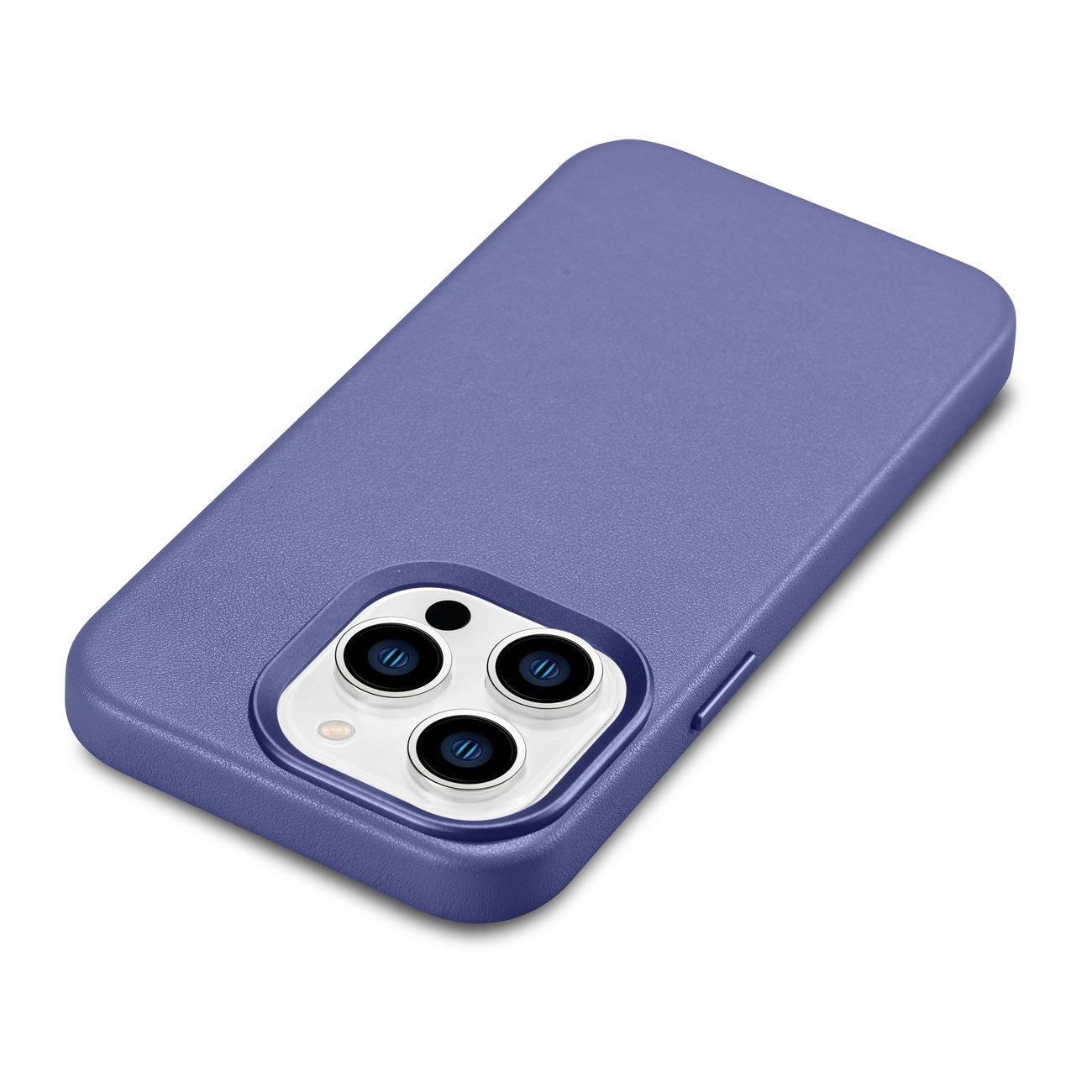 Pokrowiec iCarer Case Leather MagSafe jasnofioletowy Apple iPhone 14 Pro / 11