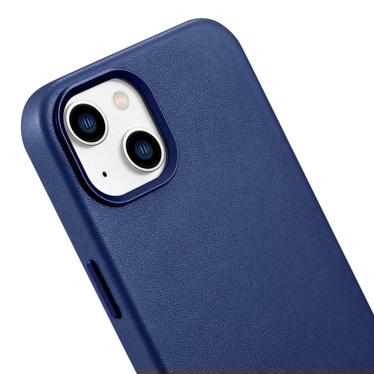 Pokrowiec iCarer Case Leather MagSafe niebieski Apple iPhone 14 / 9